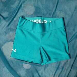 Under Armour Teal Compression Shorts – Size Small